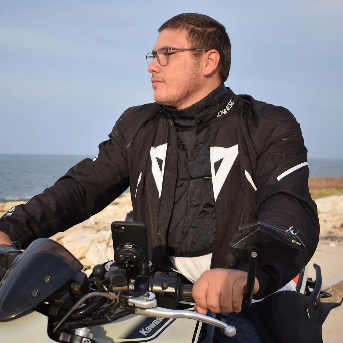 Braga Cuello Moto Invierno，Pecho y Hombro Calentador Ajustable, Térmico Cortaviento Bufanda de Cuello de Moto, Protector de Cuello de Moto al Aire Libre