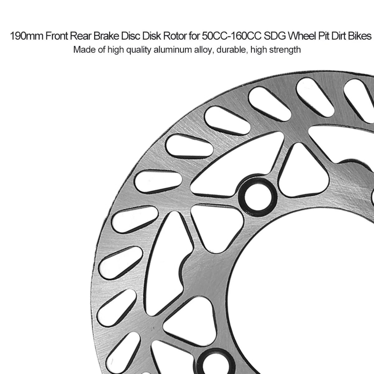 Discos De Freno Delanteros Y Traseros 190mm Para Motocicletas Pit Bike Con Ruedas SDG Reemplazo Directo Y Fácil Instalación Diseñados Para Ofrecer Máximo Rendimiento Y Durabilidad