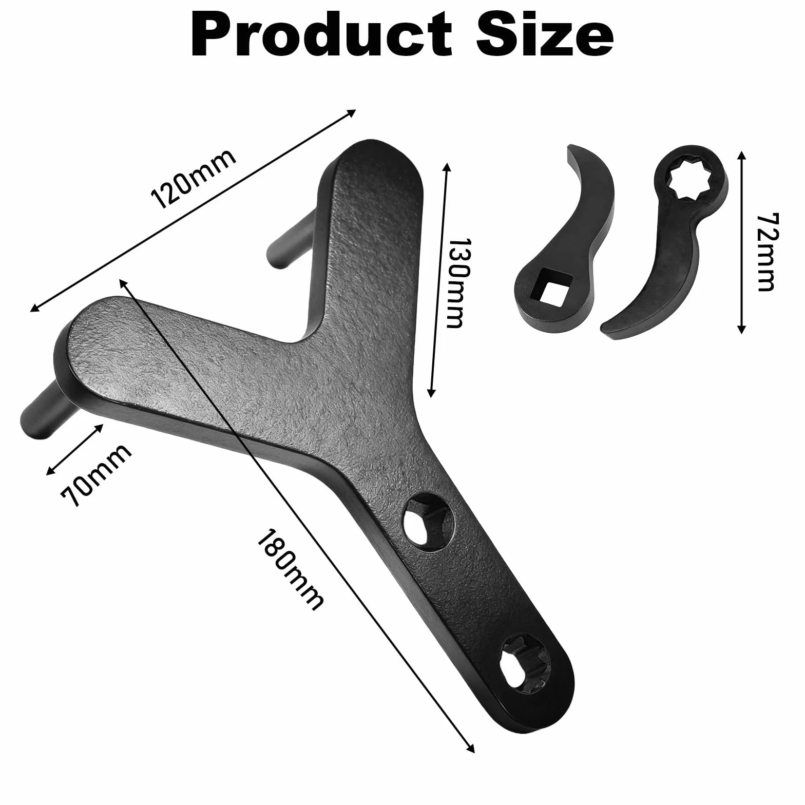 GBKDQQ Herramienta de brazo de suspensión transversal, universal, de acero resistente, herramienta de extracción de brazo y bola con accionamiento de 1/2 pulgadas para coches y camiones, resistente y