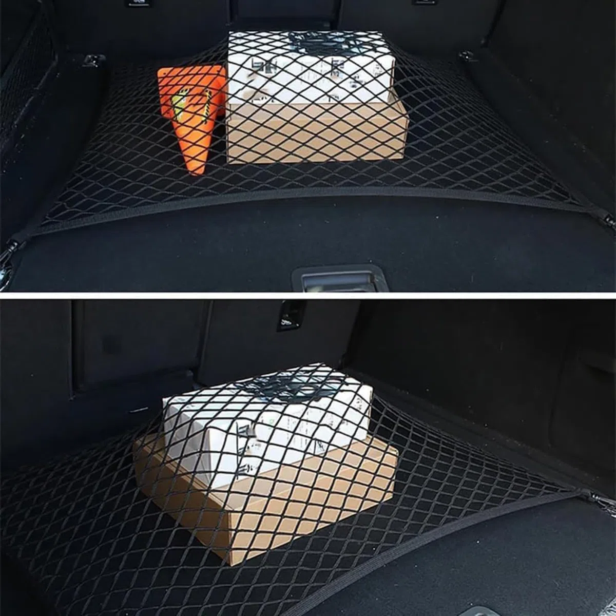 Red de Maletero para Tesla Model 3 Highland 2024-2026, Red de Almacenamiento Coche Organizador de Maletero Antideslizante Material Duradero