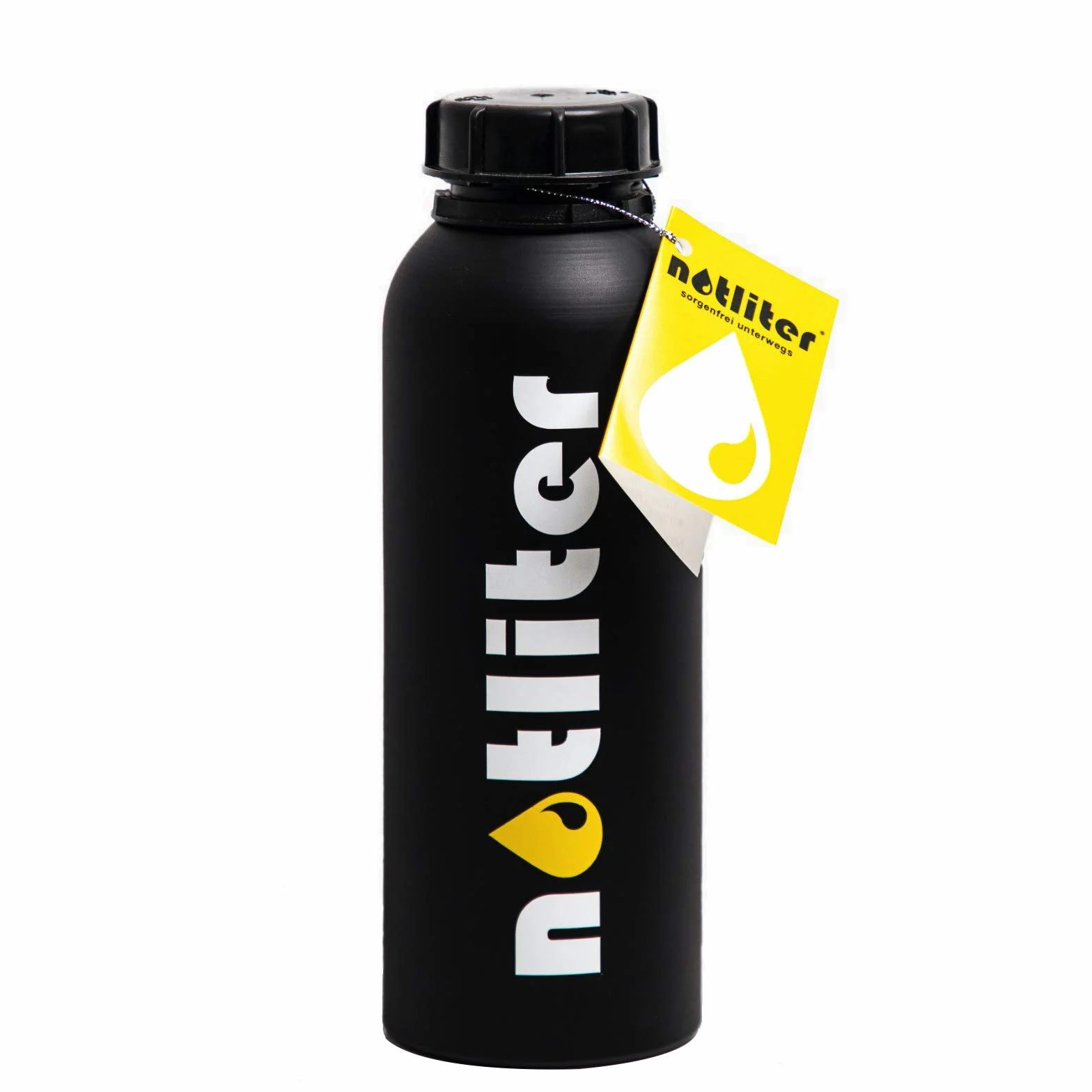 Lata de Gasolina | Botella de Combustible Negra Mate | 1,25 litros | Gasolina, Diesel, Agua etc. | Licencia de Conducir Aprobada Regalo | Regalo de una Moto | Botella de Gasolina Motocicleta