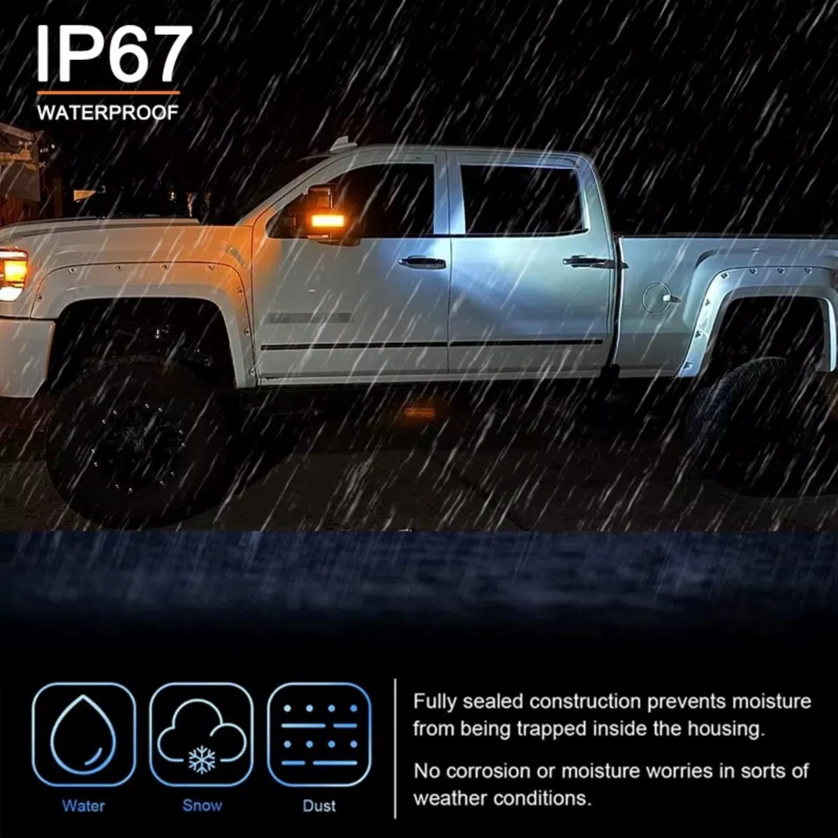 Intermitentes Automóviles Para GMC Para Sierra Para 1500 2014-2018