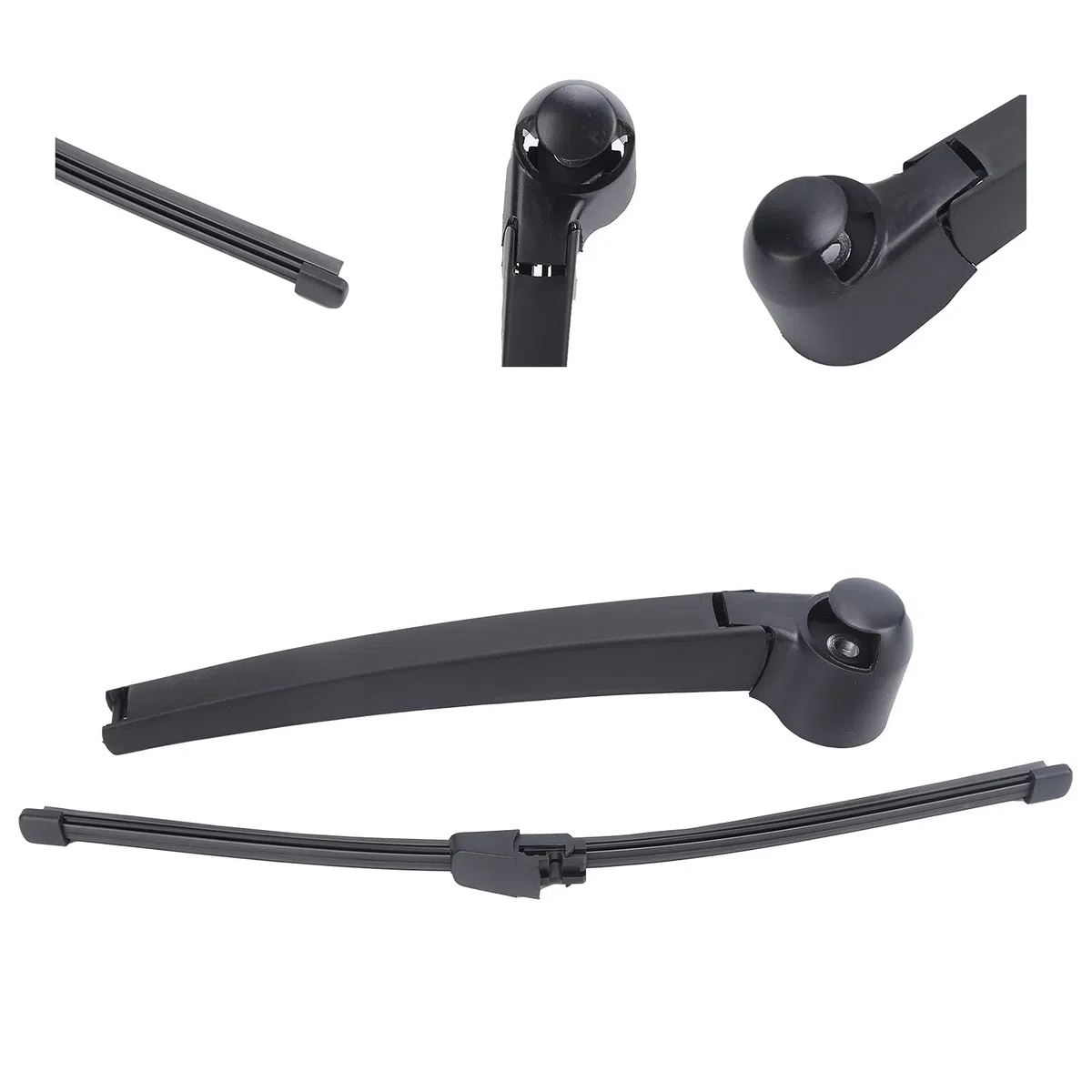 Brazo de Limpiaparabrisas Trasero, Conjunto de Brazo de Limpiaparabrisas Trasero, Juego De Limpiaparabrisas Y Brazo Trasero para Seat Altea Xl/Altea 4/Freetrack 2004-2015