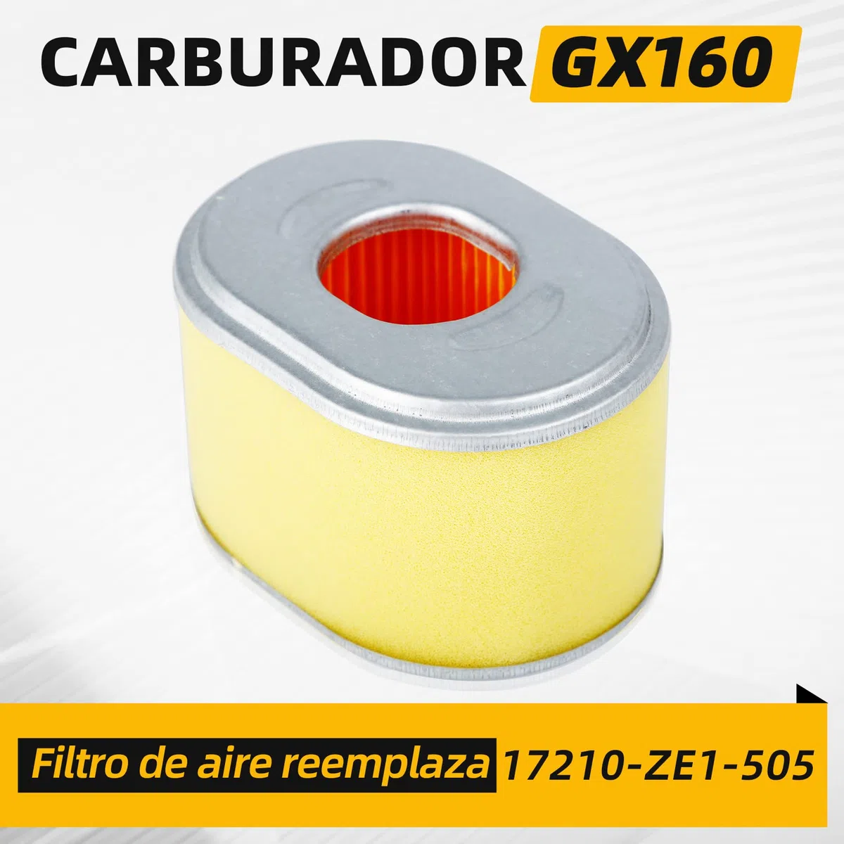 CarBole Carburador GX160 con Filtro de Aire Para Motores Honda GX140 GX168 GX200 GX160 5.5 HP GX200 6.5 HP Reemplazar 16100-ZH8-W61