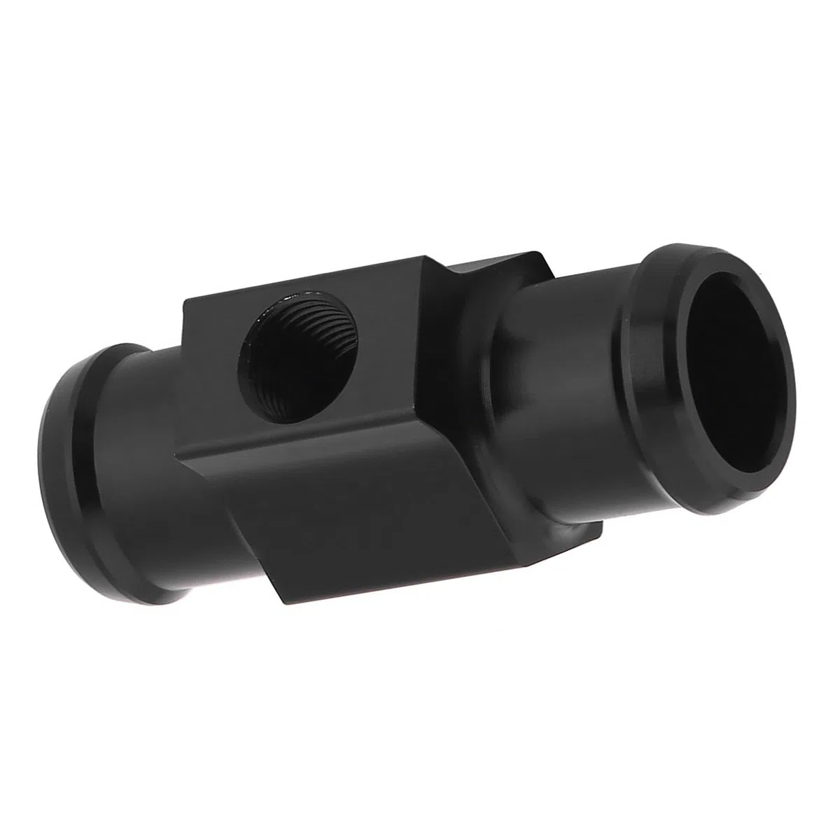 Akozon Adaptador de Temperatura del Agua para Motocicleta, Medidor de Sensor de Manguera de Tubo de Junta, para Motocicletas Universales, Aleación de Aluminio, Negro (22MM)