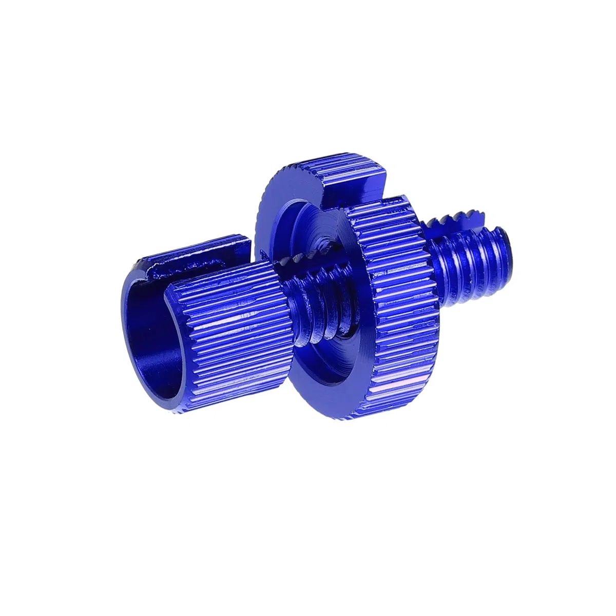 X AUTOHAUX 4uds M8 Freno Embrague Cable Línea Ajustador Tornillo Azul Verde