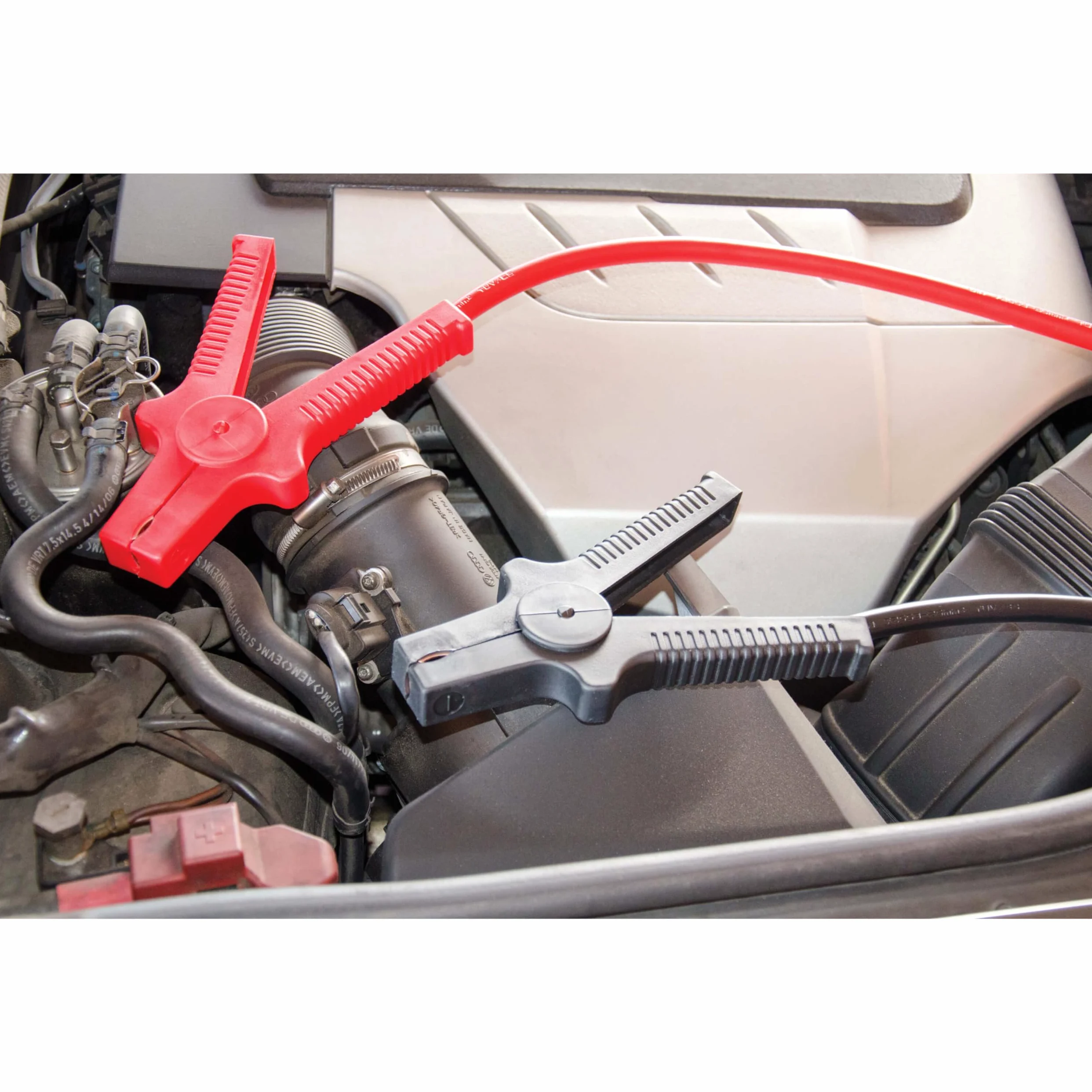 S SUMEX Cables Arranque Coche 200A 3m Pinzas Batería 16 mm Cables Emergencia para Batería Coche Bolsa Transporte GS TÜV