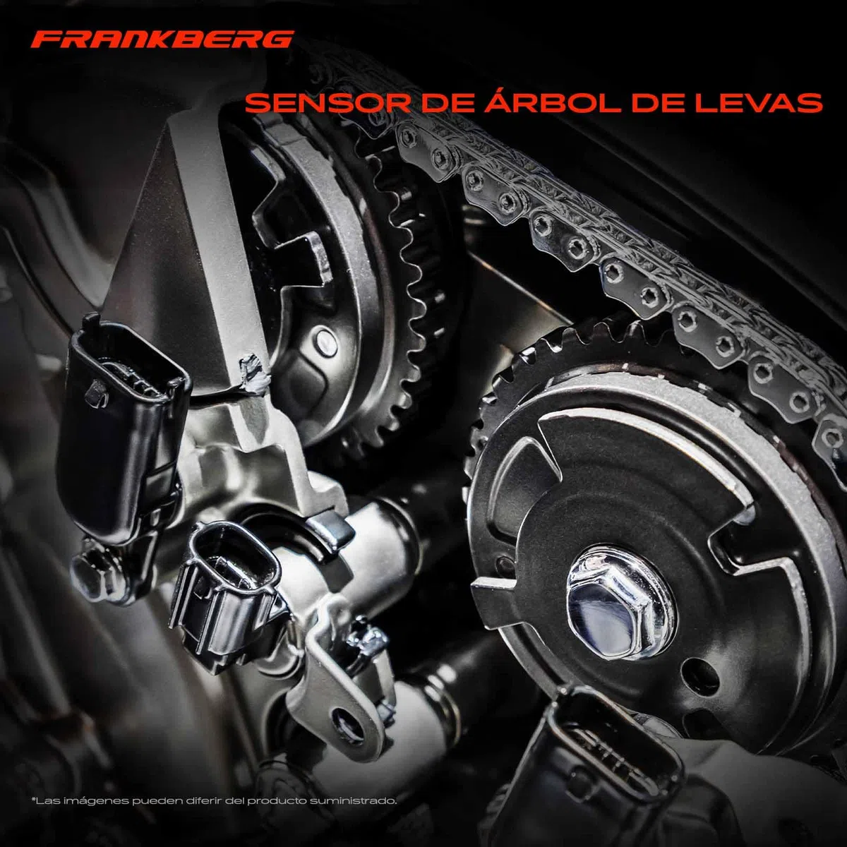 Frankberg Sensor del árbol de levas Sensor del cigüeñal Compatible con M.e.g.a.n.e II BM0/1 CM0/1 Vivaro Furgoneta X83 Grand Scénic II JM0/1 Trafic II Bus JL Laguna II Grandtour KG0/1 93198452