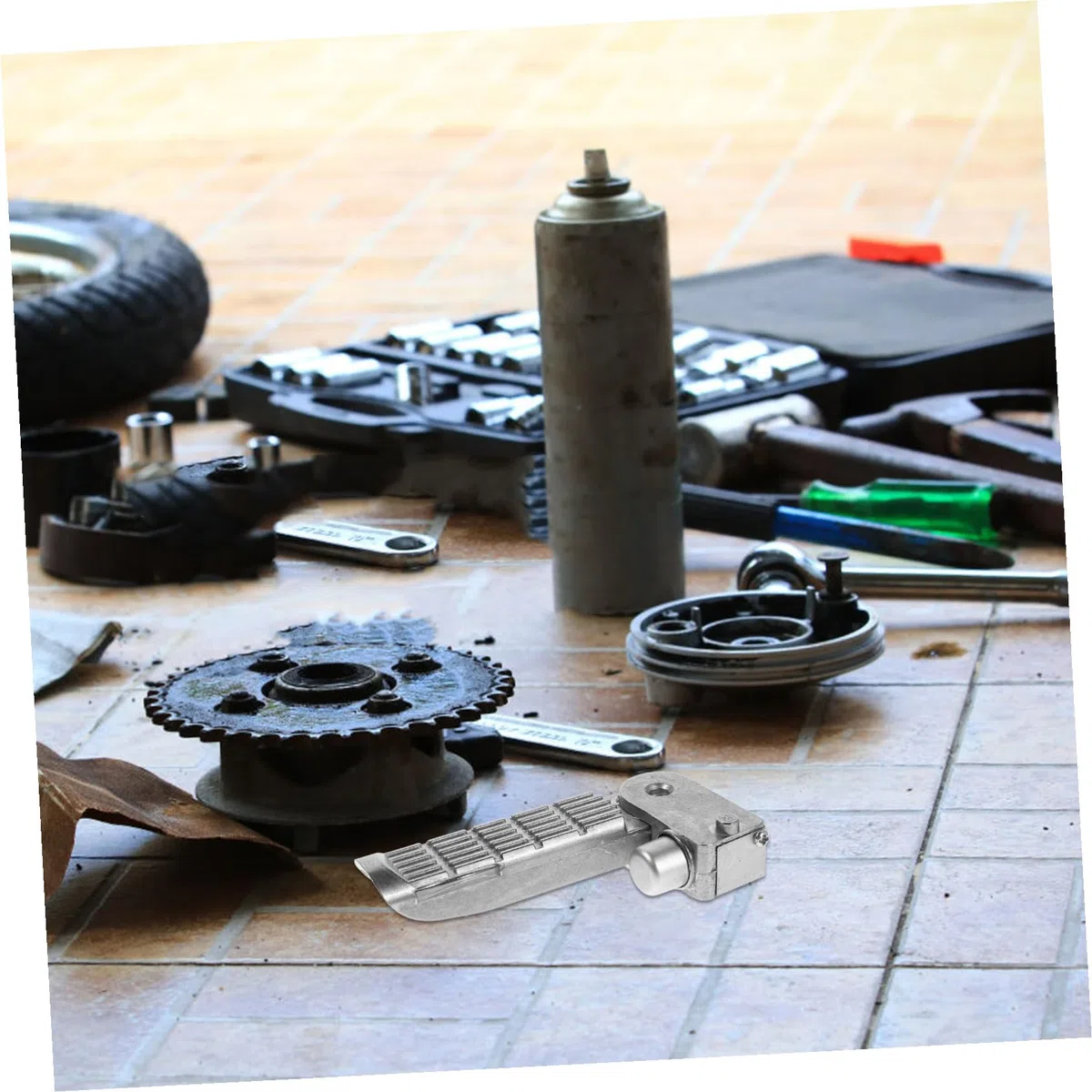 NOLITOY Estriberas de Aluminio para Motocicleta y Vehículo Eléctrico de Traseros Plegables Alargados Soporte para Reposapiés de Pasajero Duraderos y Ligeros