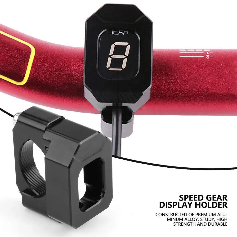 Soporte de indicador de marcha de motocicleta de 22 mm a 28,6 mm Soporte de indicador de pantalla de velocidad universal para