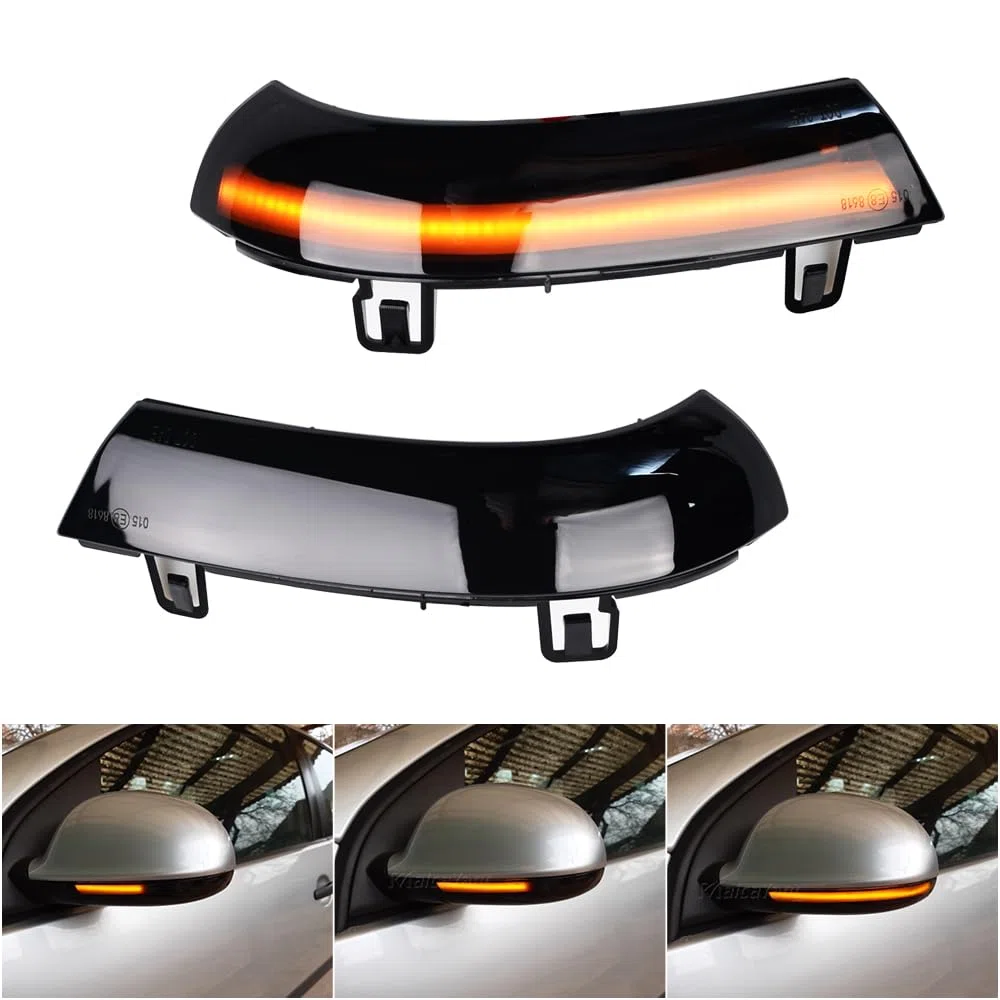 Retrovisor luces indicadoras de giro de intermitentes dinámicas para Golf 5 GTI V MK5 Je tta Passat B6 B5.5 Eos Sharan Superb Alhambra