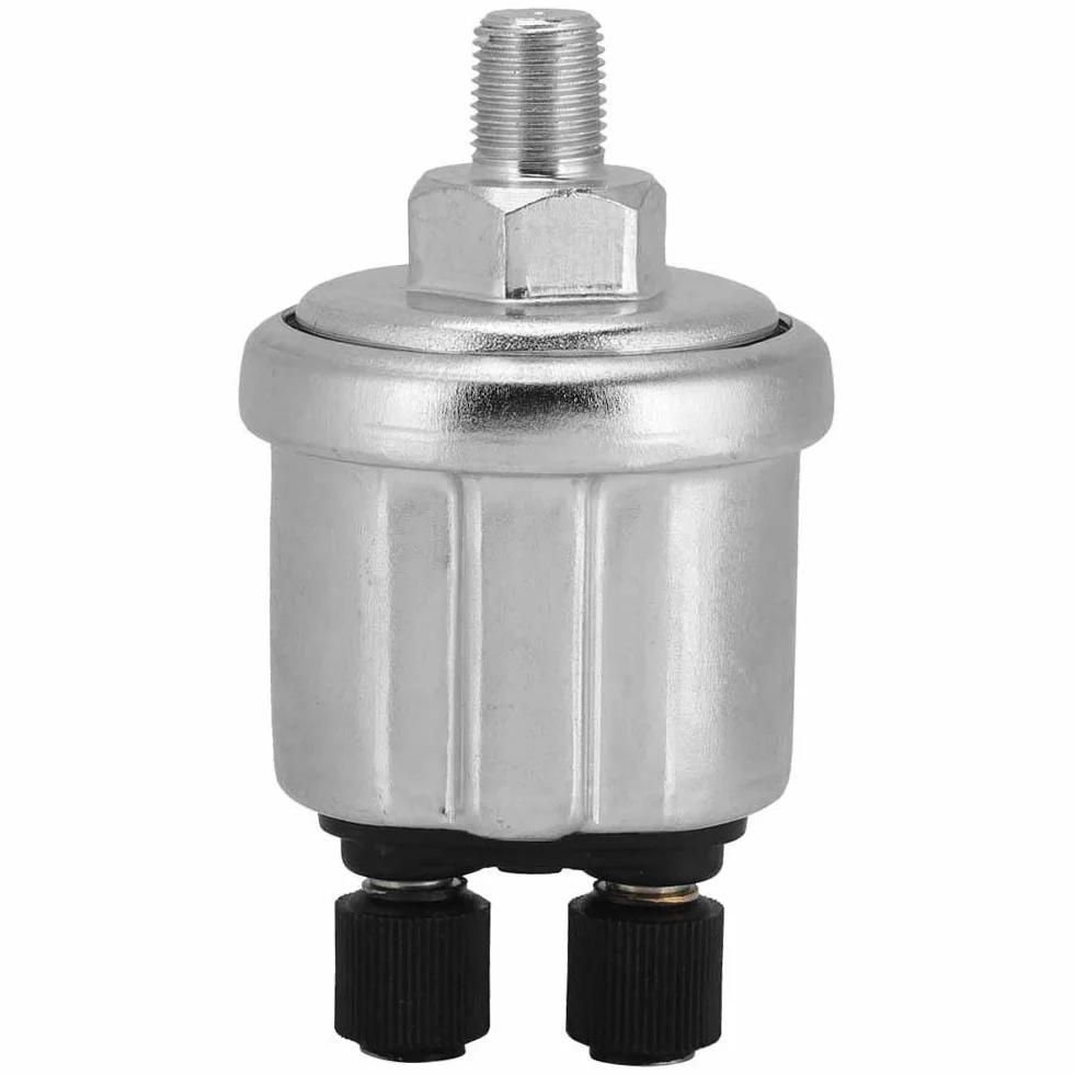 Sensor de Presión Aceite, Rango 0-10 Bares 1/8 NPT Universal para Generadores y Maquinaria Industrial