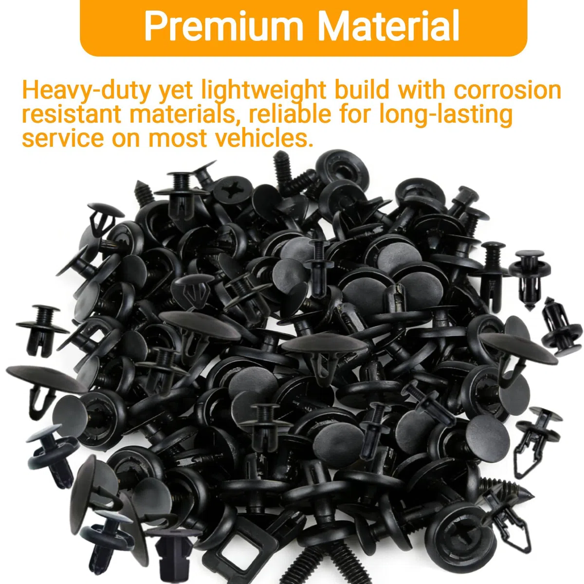 925 Piezas Clips de Sujeción para Coche, Clips Remaches Plástico con Herramientas de Desmontaje y Caja de Almacenamiento, 26 Tamaños Universales, para Paneles Puerta de Parachoques Fender