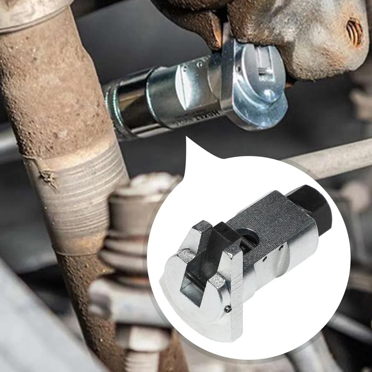 VOBOR 4 Piezas Amortiguadores Auto Kit, Herramienta de Extracción de Amortiguadores Hidráulicos, Herramienta de Extracción de Chasis de Coche Universal para Mantenimiento Y ReparacióN de AutomóViles