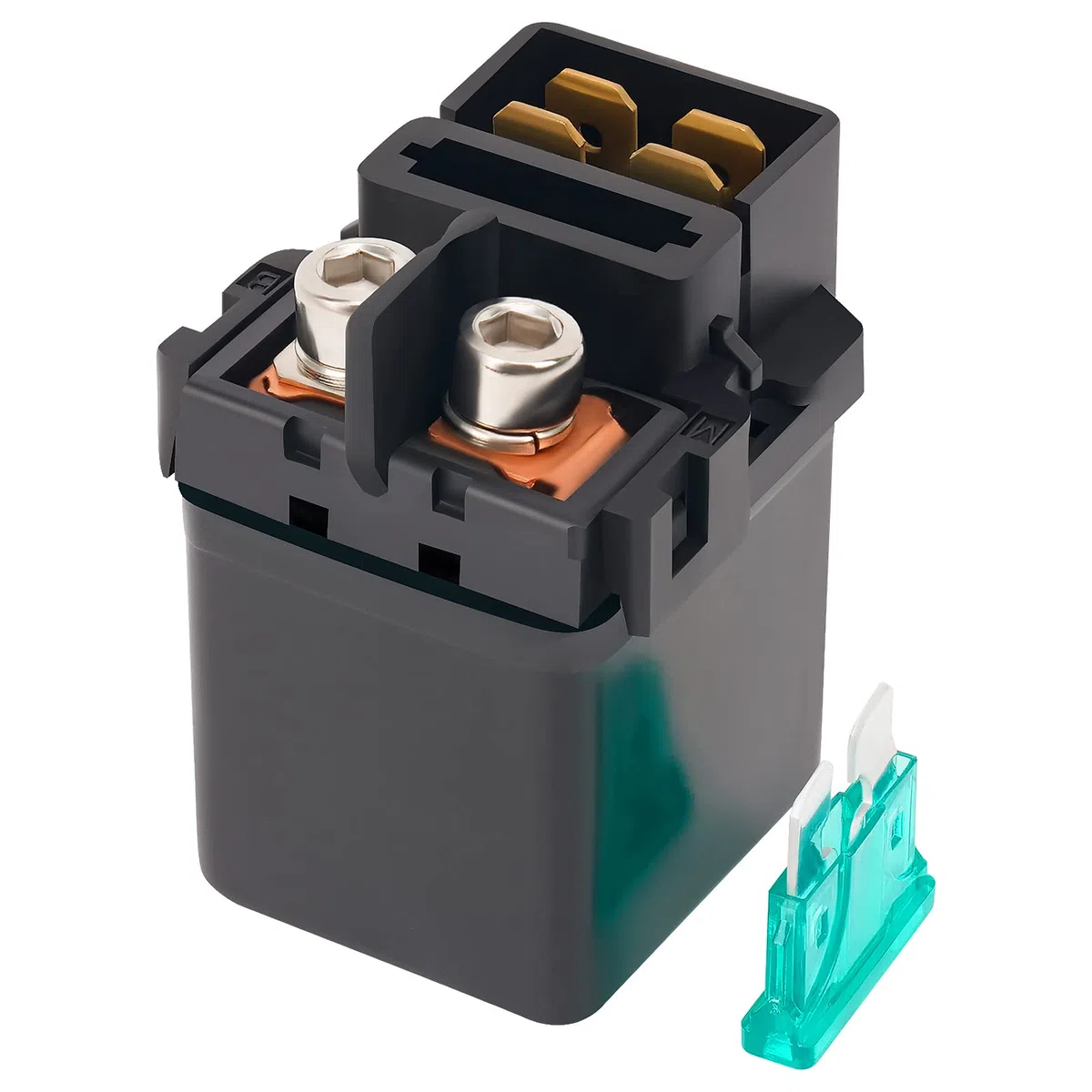 Road Passion - Motocicleta Arranque del Relé Solenoide para KAWASAKI KLX140 08-UP KSF450 KFX 2008-2014 KVF 650 a/b/d/e Prairie/Brute Force 2002-Up