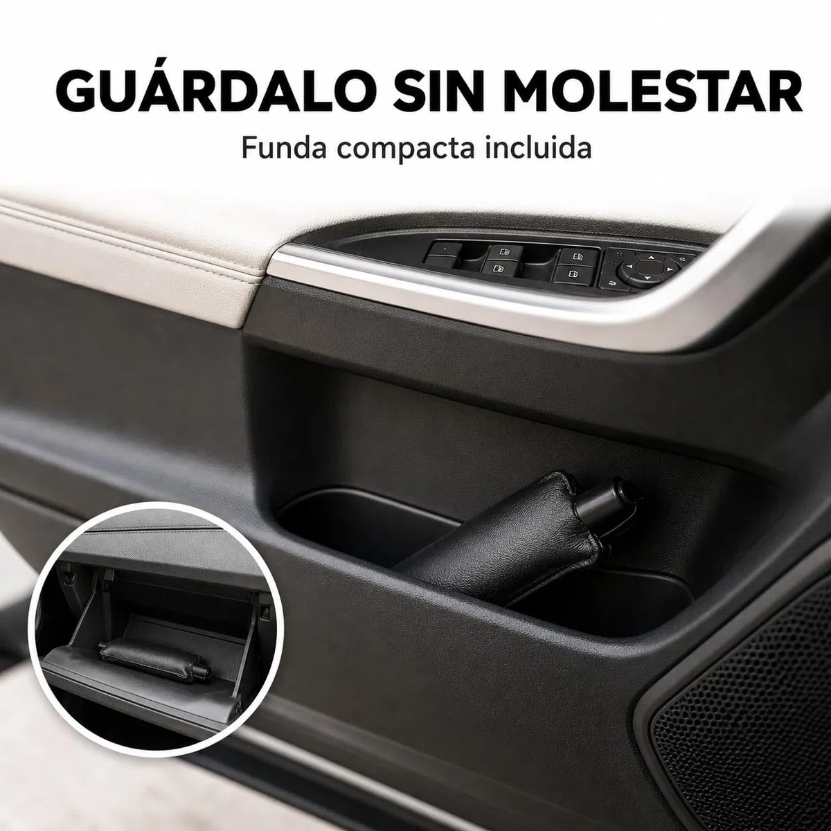 AlfaHome - Parasol Coche Delantero Paraguas Plegable con Funda – (140x80 cm) - Protección UV, Reduce el Calor Interior en Minutos, Parasol Coche Paraguas