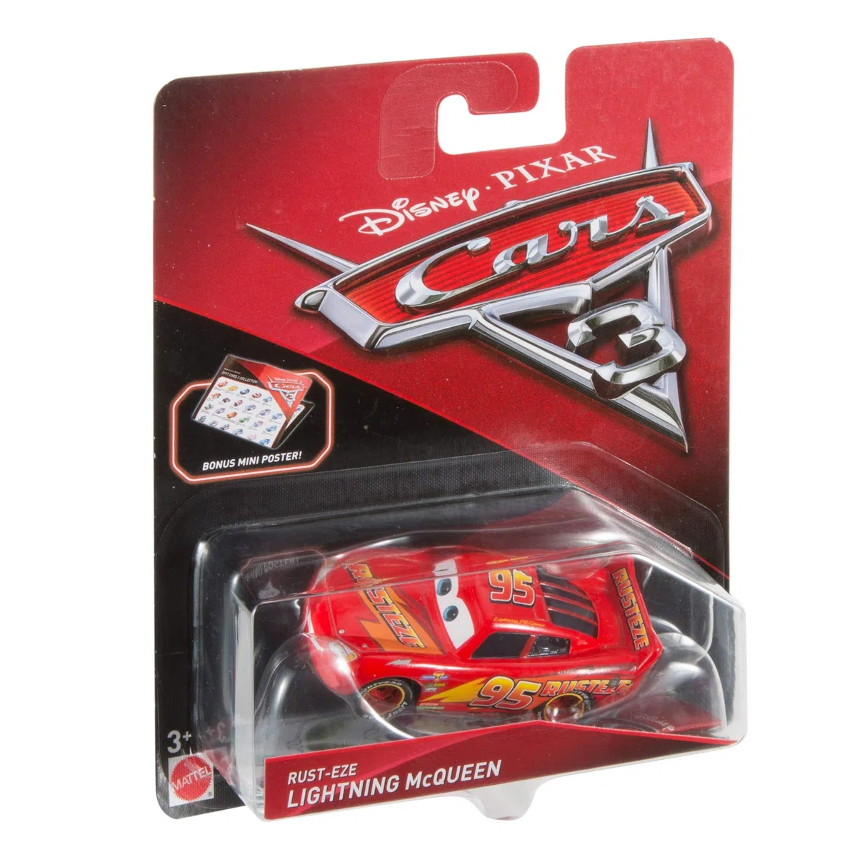 Disney Cars Rust-Eze Lightning Mcqueen Die-Cast Vehicle Versión en inglés