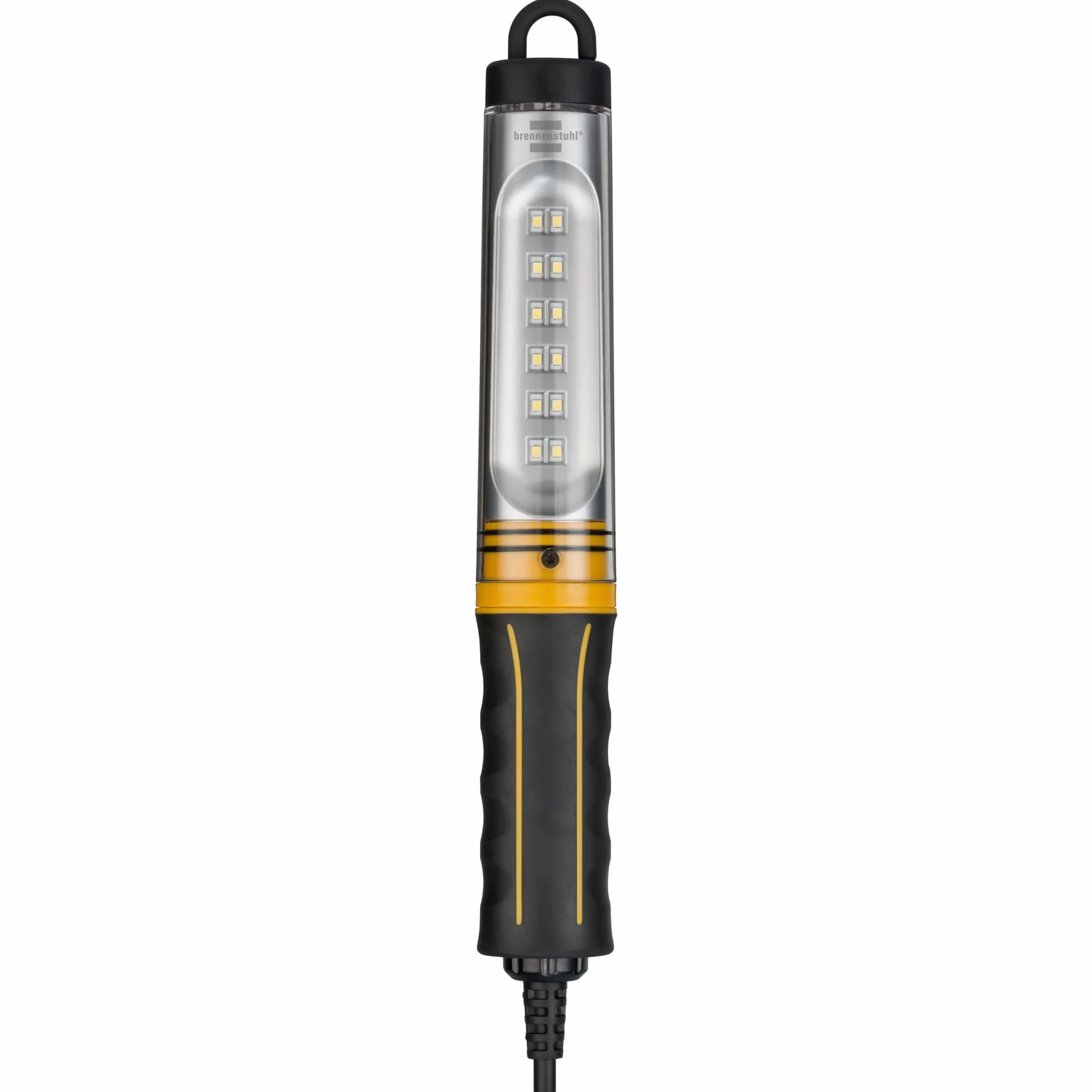 Brennenstuhl Luz de trabajo regulable SMD LED, 12 x SMD LED 570 lm, práctica y resistente, luz de taller con protección IP65 e IK07, cable de 5 m