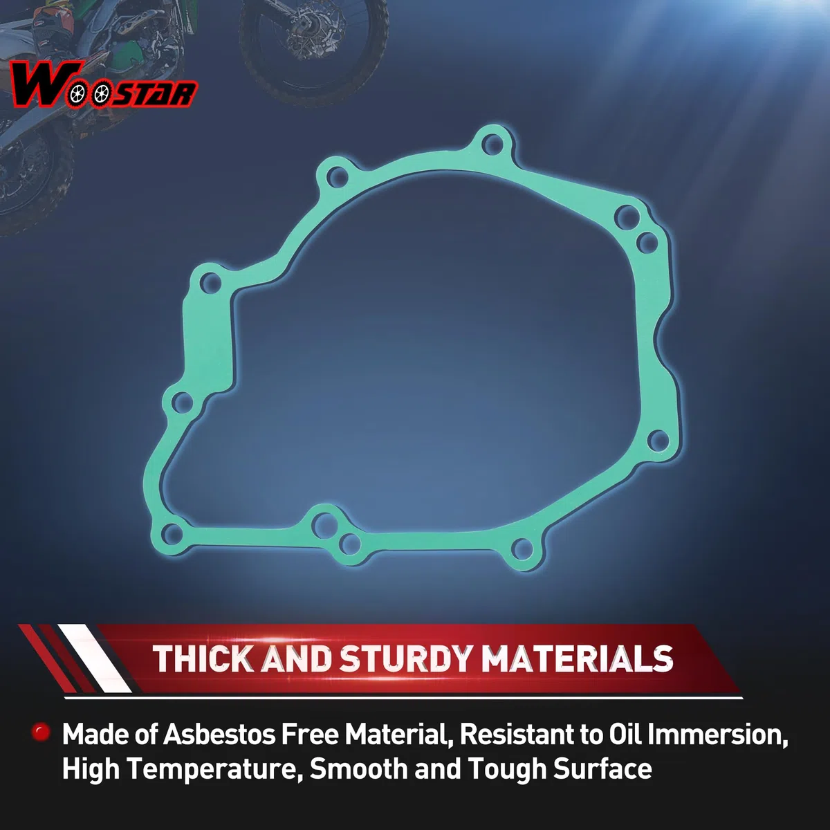 WOOSTAR Motor Cubierta del Estator Junta Reemplazo para 2003-2005 YZF R6 2006-2009 R6S