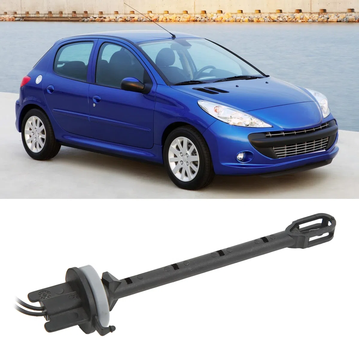 Sensor de Temperatura Interior del Aire Acondicionado 6445ZT 277239472R para Citroen C2 C3 para Peugeot 207 208 508 Reemplazo de la Unidad del Emisor de Temperatura Interior del Coche