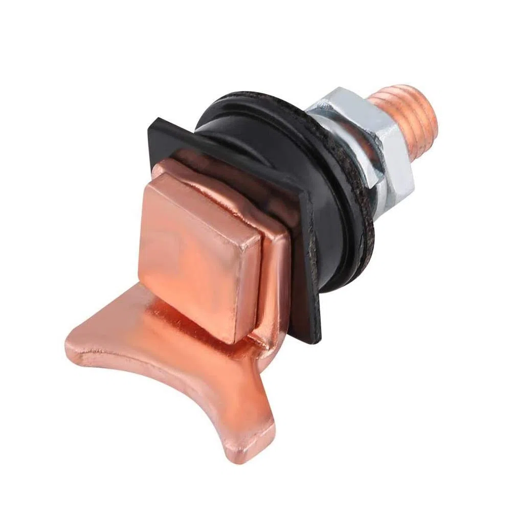 Kit de reparación de motor de arranque, kit de reparación de solenoide de motor de arranque para Discovery Defender TD5 2.5 Diesel con pernos de contacto, tuercas de tamaño completo, juntas tóricas, a