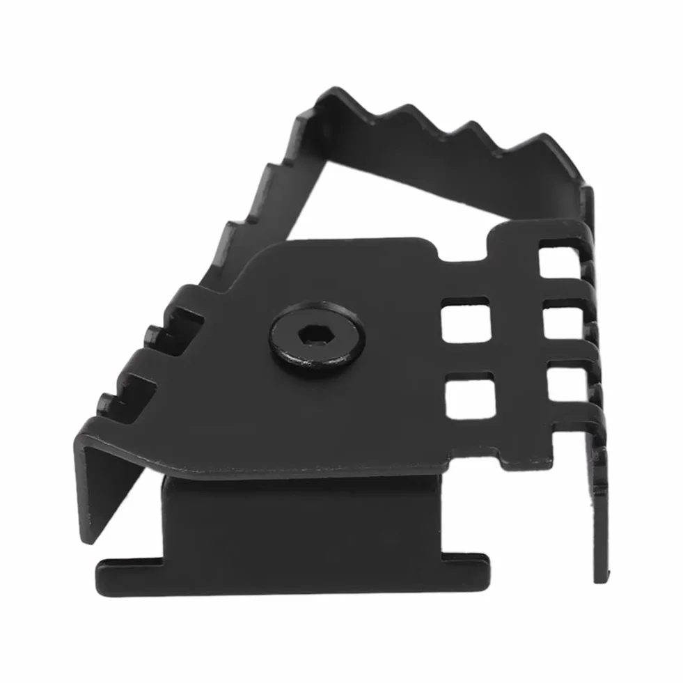 Pedal de freno Ampliar extensión motocicleta para F800GS F700GS F650GS R1150GS R1200GS Extensor de Almohadilla de Freno Trasero Parte de Recambio Acero inoxidable(Negro)