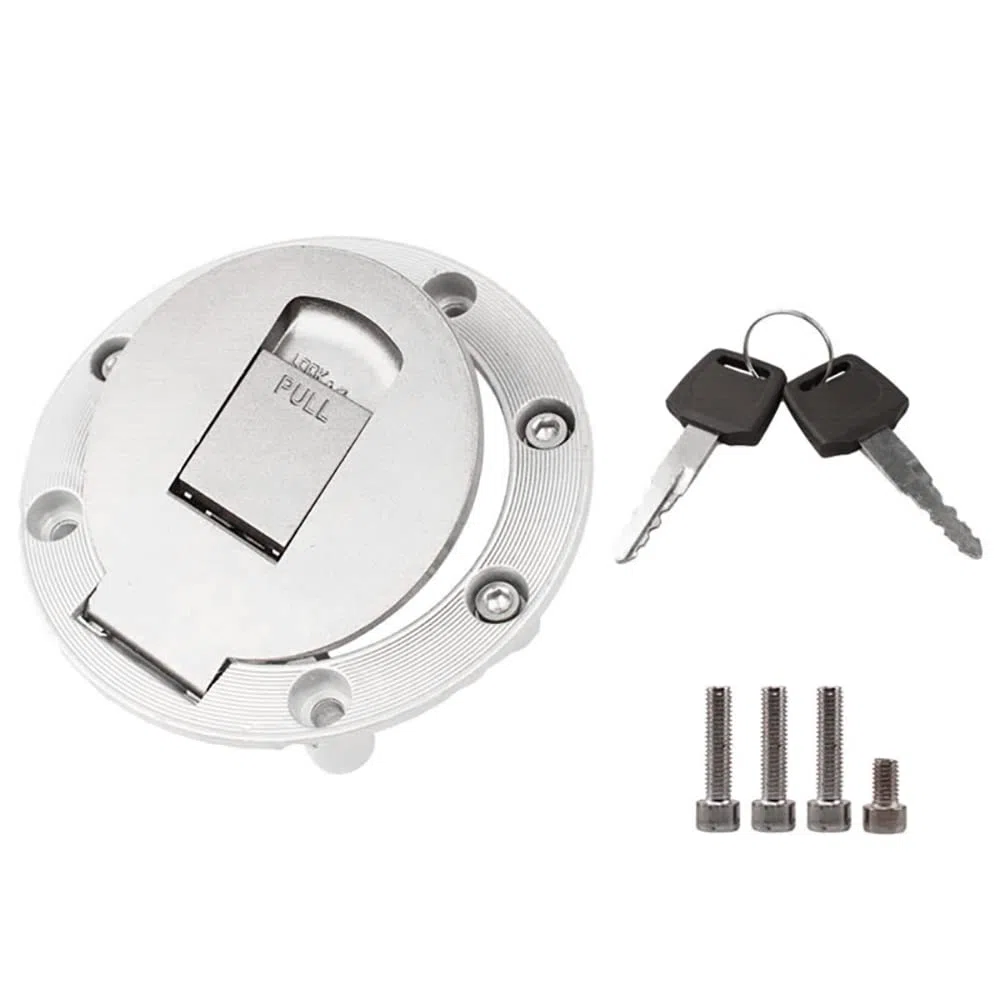 Baceyong 1 tapa de combustible para motocicleta, cubierta de tanque compatible con Yamaha YZF R1 1998-1999, R6 1999-2000, 600 750, XJR1200 XJR400 TDM850 TDM900 TRX850 FJ1200