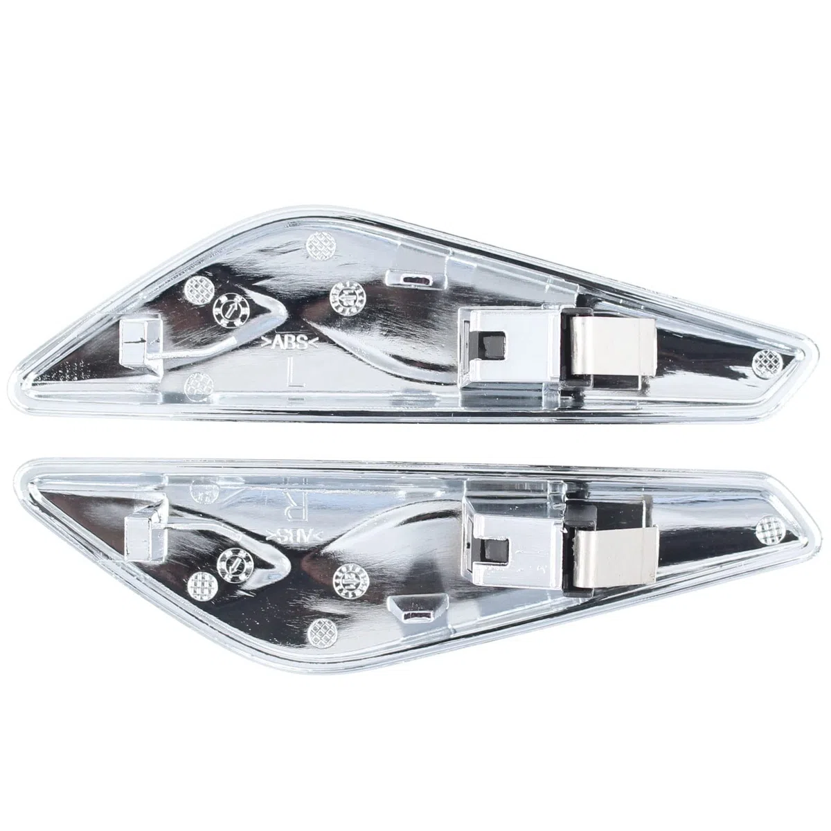 Doo Engy Guardabarros embellecedor para guardabarros delantero, panel lateral, revestimiento de guardabarros plateado delantero izquierdo y derecho para X3 F25 2010-2017 X4 F26 2014-2018