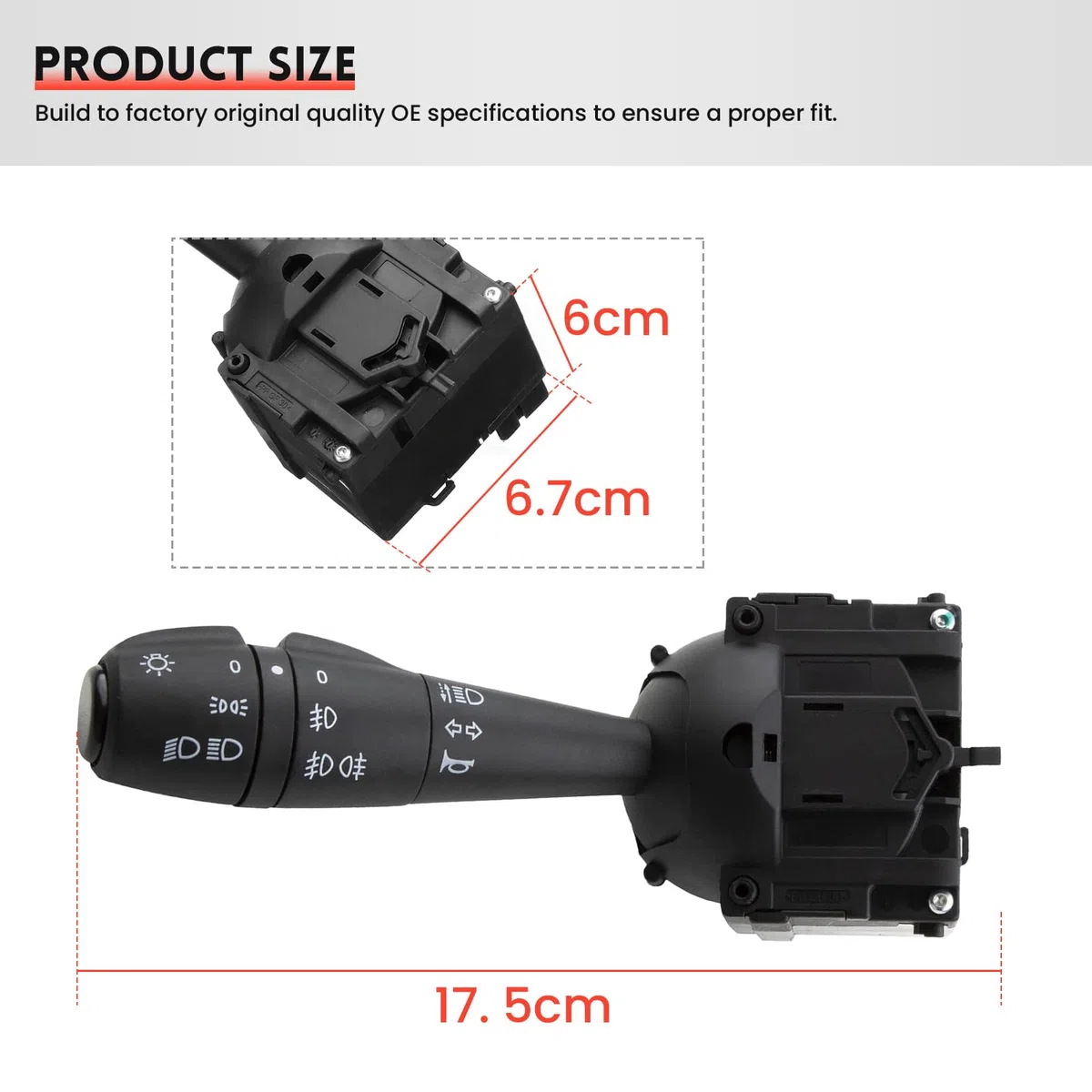 Dacia Lodgy Sandero Interruptor Intermitente Volante para Dacia Dokker Duster Logan Dorker Clio,Columna DireccióN Interruptor De Luz 8201167988 255405056R