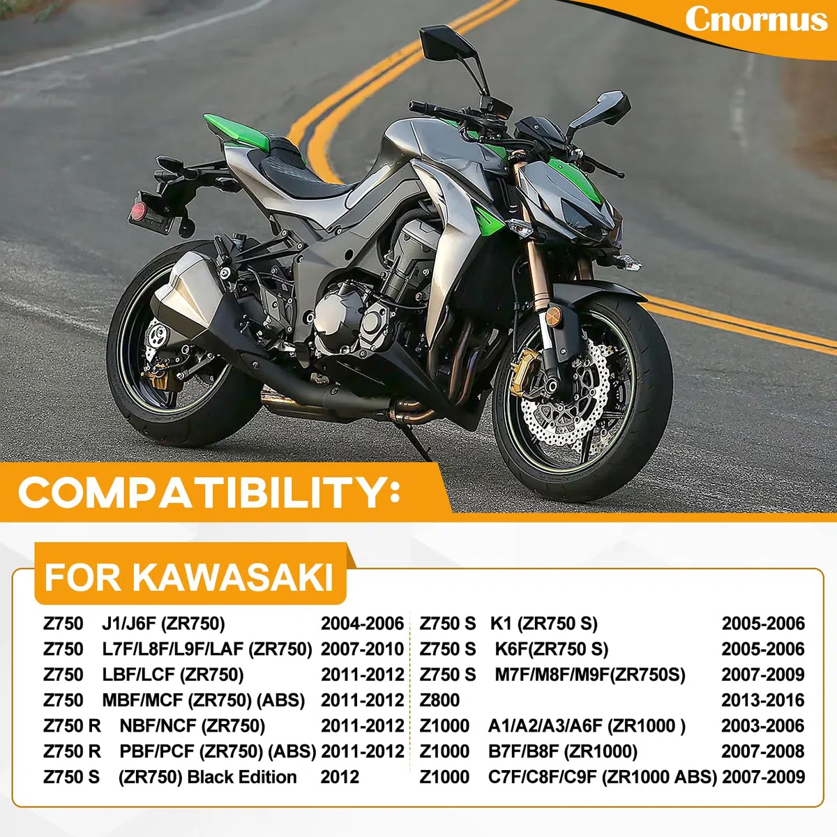 Filtro de aire para Kawasaki Z750 ZR750 2004-2012 R ZR750 2011-2012 S ZR750S 2005-2009