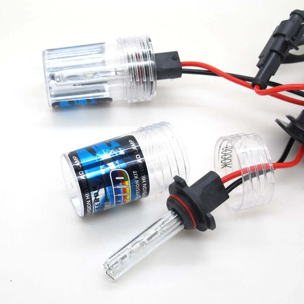 Lot de 2 bombillas de xenón HID 55 W 6000 K Kit de xenón HID H4 9003 HB2 H1 H11 H7 9006 HB4 9005 12 V para coche (2PCS_H4/9003/HB2 HI/LO)