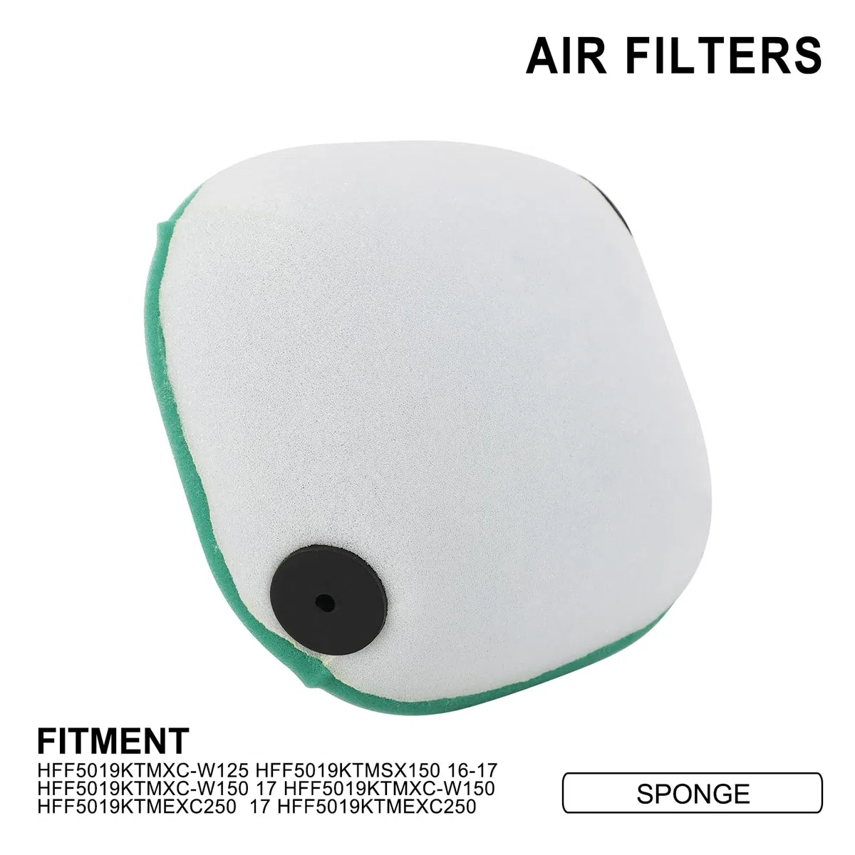 Filtros de aire para motocicleta,2 Pcs Filtro de Aire de Admisión para KTM SX XC TC TX TE FC FE FS XCW EXC EXCF 125 150 250 350 300 450 500 2016-2020 Dirt Bike Pit Bike