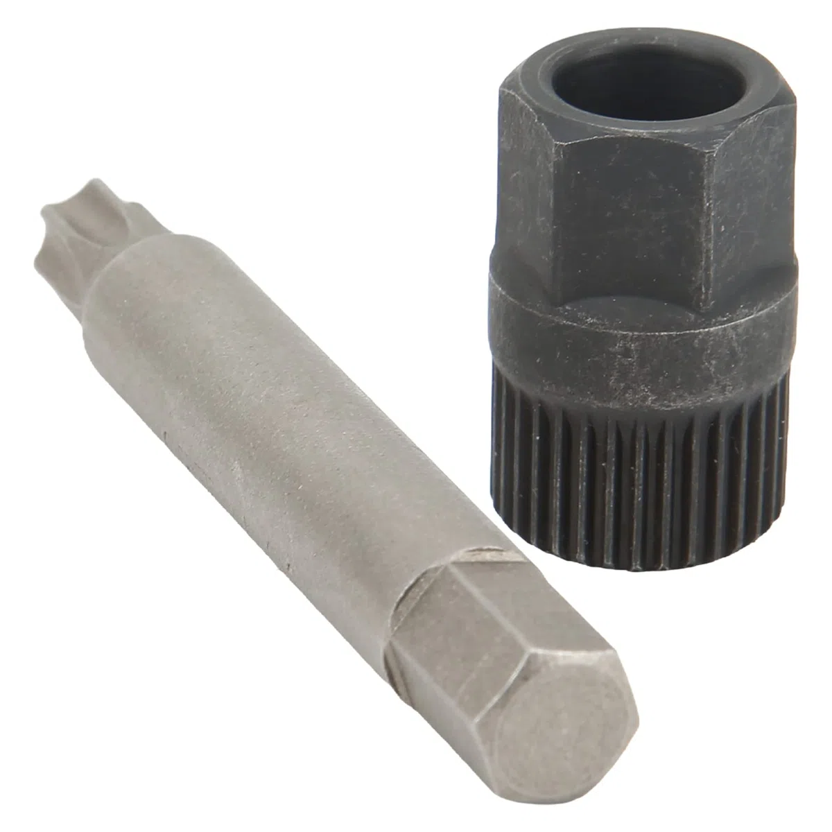 Kit de Polea de Alternador y Herramienta de Reparación, Kit de Llave de Polea de Alternador 33 Dientes Spline Socket Broca Extractor Herramienta de Repuesto para Alternadores