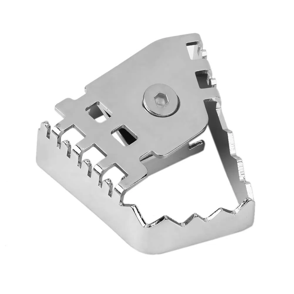 Extensión de Ampliación de Pedal de Freno, Palanca de Freno de Pie Trasero de Motocicleta de Acero Inoxidable, Extensor de Almohadilla de Extensión para F800GS F700GS(enchapado)