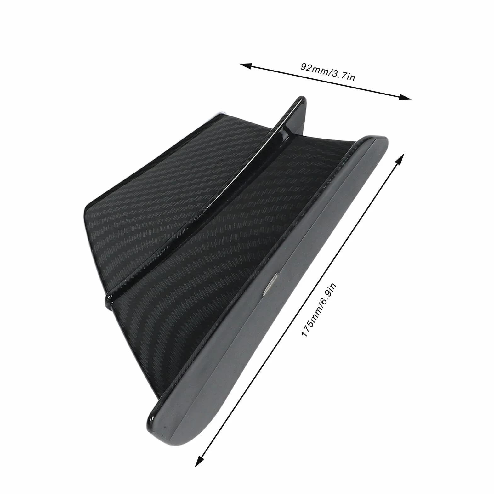 ala de Viento de Motocicleta, Fydun 1 Par Universal Alerones de Motocicleta Estilo de Fibra de Carbono Winglets Aerodinámicos Carenados Laterales Winglets