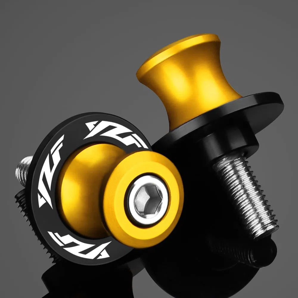 Diábolos Moto - M6 Brazos Oscilantes Tornillos del Soporte Motocicleta Aluminio Compatible YZF R1 R3 R6 R6S R25 R125 600R YZFR7 YZFR6