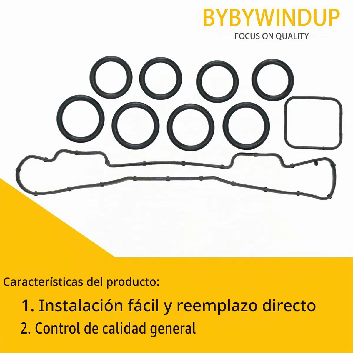 10pcs Kit Junta Colector de Admisión Compatible con C2 C3 C4 C5 Jumpy Berlingo 1007 206 207 307 308 3008 407 508 5008 Partner Expert Reemplazo para 0348R5 0348R4 96518156880