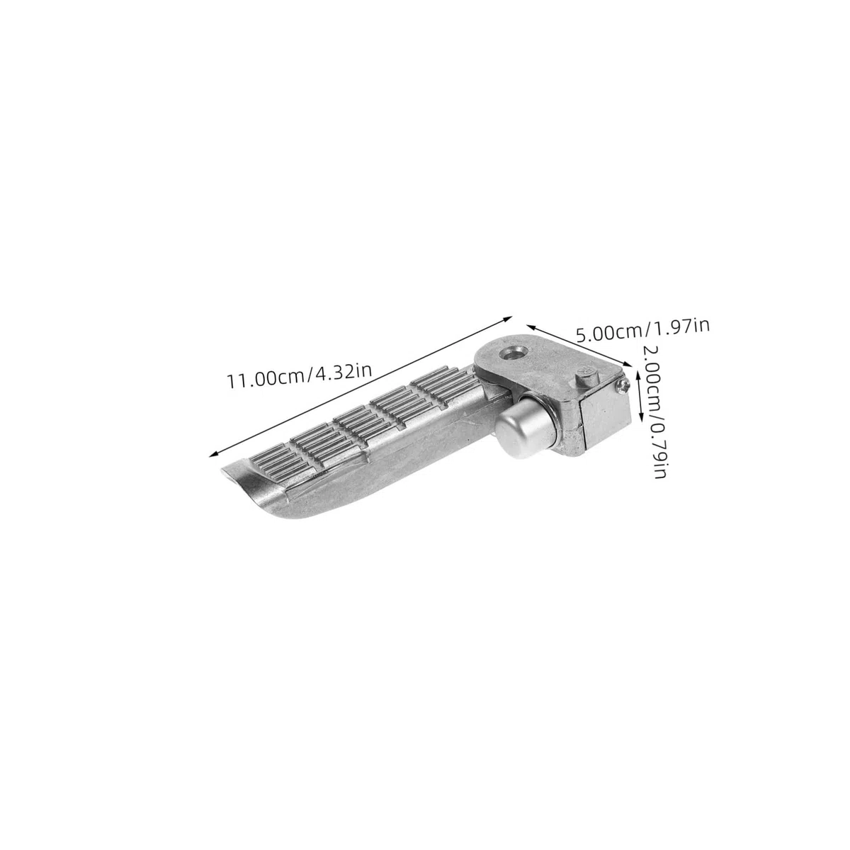 NOLITOY Estriberas de Aluminio para Motocicleta y Vehículo Eléctrico de Traseros Plegables Alargados Soporte para Reposapiés de Pasajero Duraderos y Ligeros