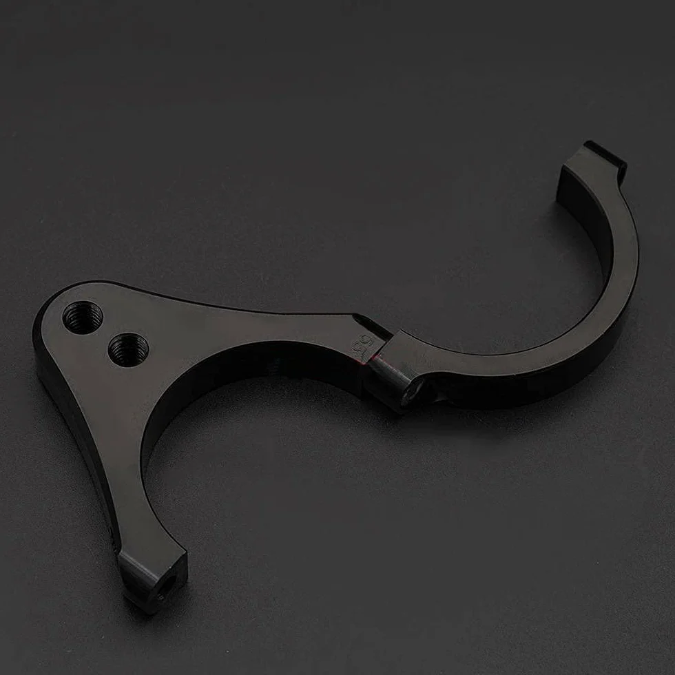 50mm Soporte de horquilla de motocicleta, soporte de dirección, soporte de amortiguador de vibración, soporte de fijación de abrazadera, estabilizador universal