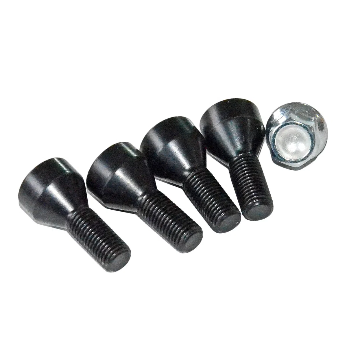 Bisenya Rim Lock Set M12 x 1.5 Compatible con E81 E87 E82 E46 E90 E91 E92 E93 E60 E61 E63 E64 Z4 E85 E86#36136786419 36131180882 36136764057