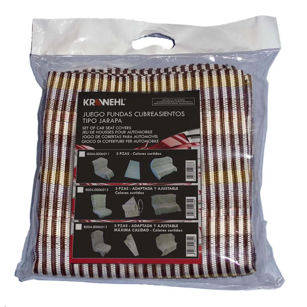 SIO Jarapas Coche Asiento Adaptables y Ajustables Juego 3 Piezas