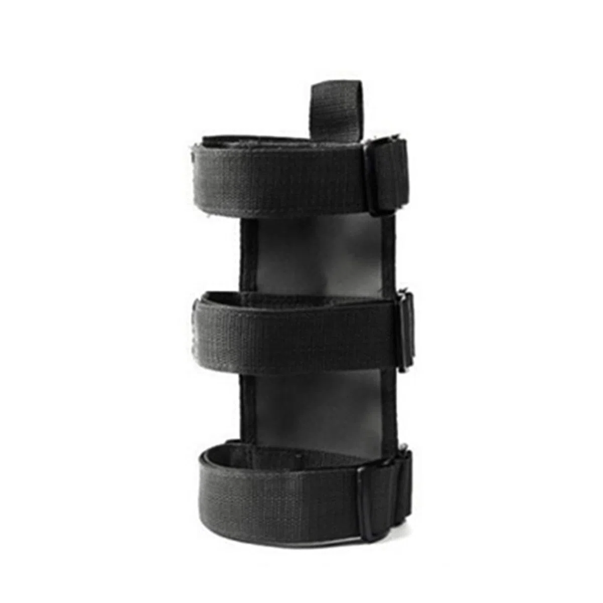 Barra antivuelco Extintor de incendios Soporte para maletero del coche Correa de sujeción para extintor de coche Cinturón ajustable para coche Accesorio práctico Accesorio de terceros para Jeep (Negro