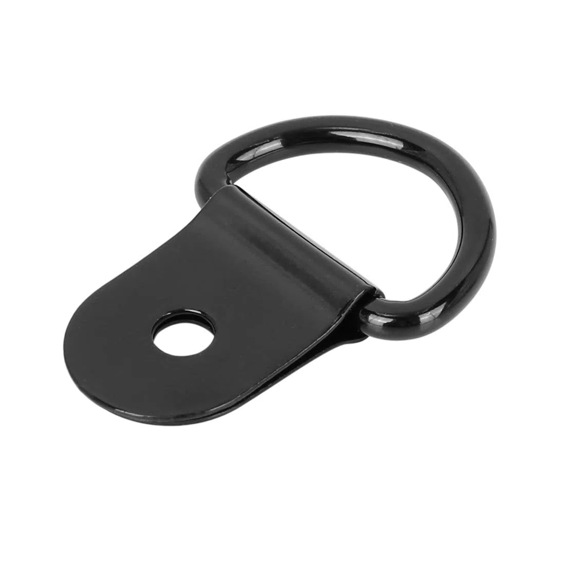X AUTOHAUX 20 Piezas Anillos de Amarre en D Forma de Acero Inoxidable Amarre Anclaje Amarre círculos para Coche Camión Remolque Autocaravana Negro