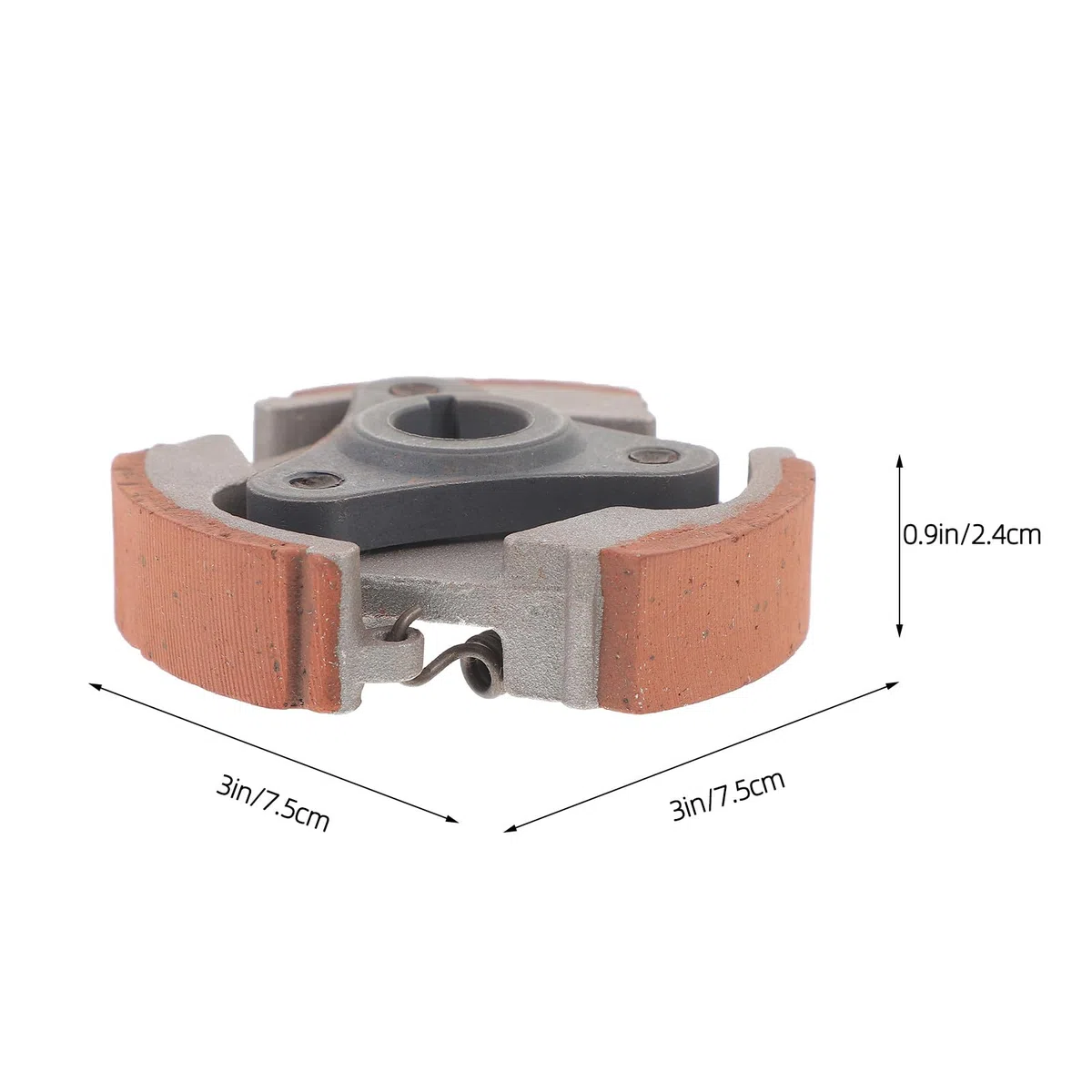 HANABASS Pastillas de Embrague Reforzadas para Minimotos 47-49 Compatibles con Motos de Cross y Atv de 2 Tiempos Color Rojo Conjunto con Muelles para Reemplazo y Rendimiento Mejorado