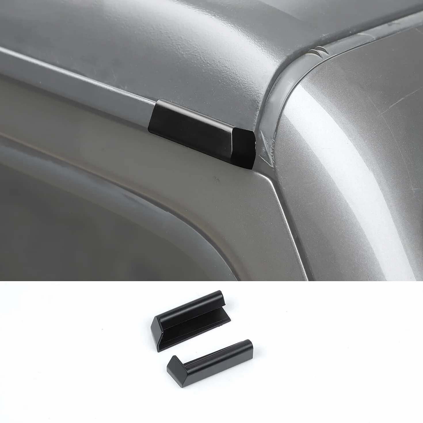 Deflector de Lluvia Rain Driverter Rain Gutter Hardtop ABS para Jeep Wrangler JL JLU y Gladiator JT 2018-2022, Accesorios de Exterior