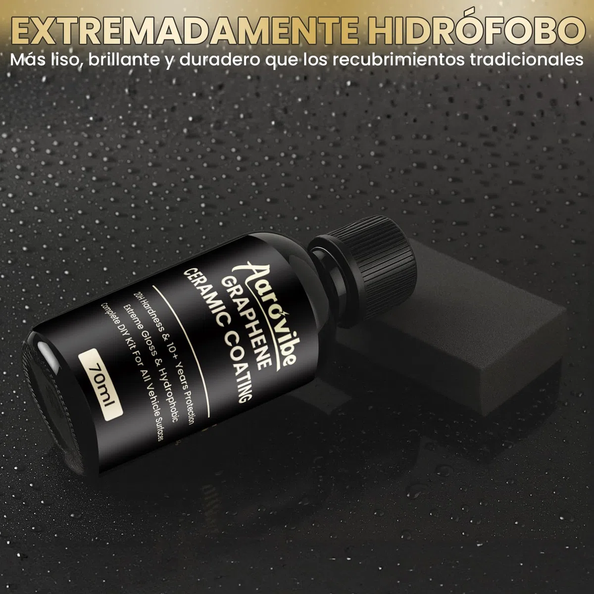 20H Ceramic Coating Car, Kit Avanzado de Grafeno Recubrimiento Cerámico, 10+ Años de Protección y Brillo Extremo, Tratamiento Ceramico Coche para Restauración y Cuidado de Pintura (70ml)