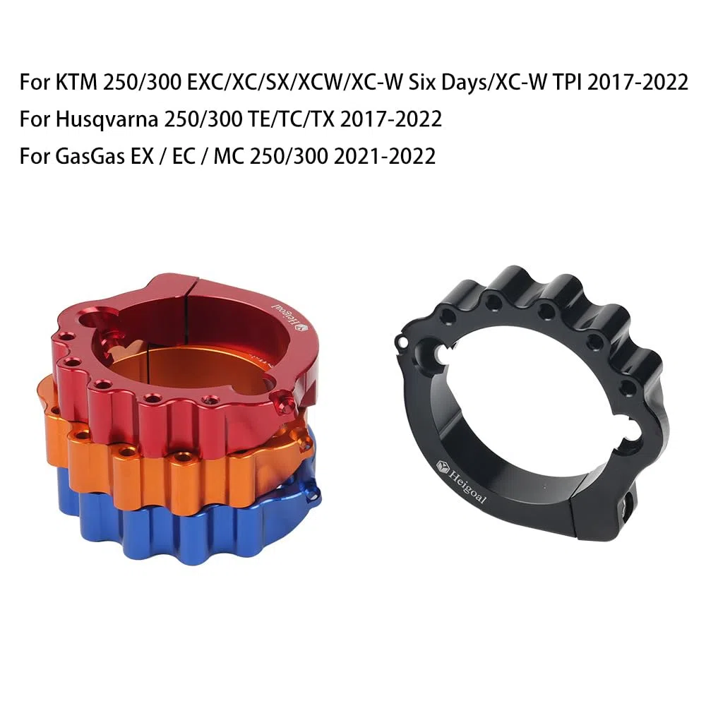 Protector de Brida de Abrazadera de Tubo de silenciador de Punta de Escape de Motocicleta para KTM 250 300 EXC XC SX XCW XC-W Six Days XC-W TPI Husqvarna 250 300 TE TC TX GasGas EX EC MC 250 300