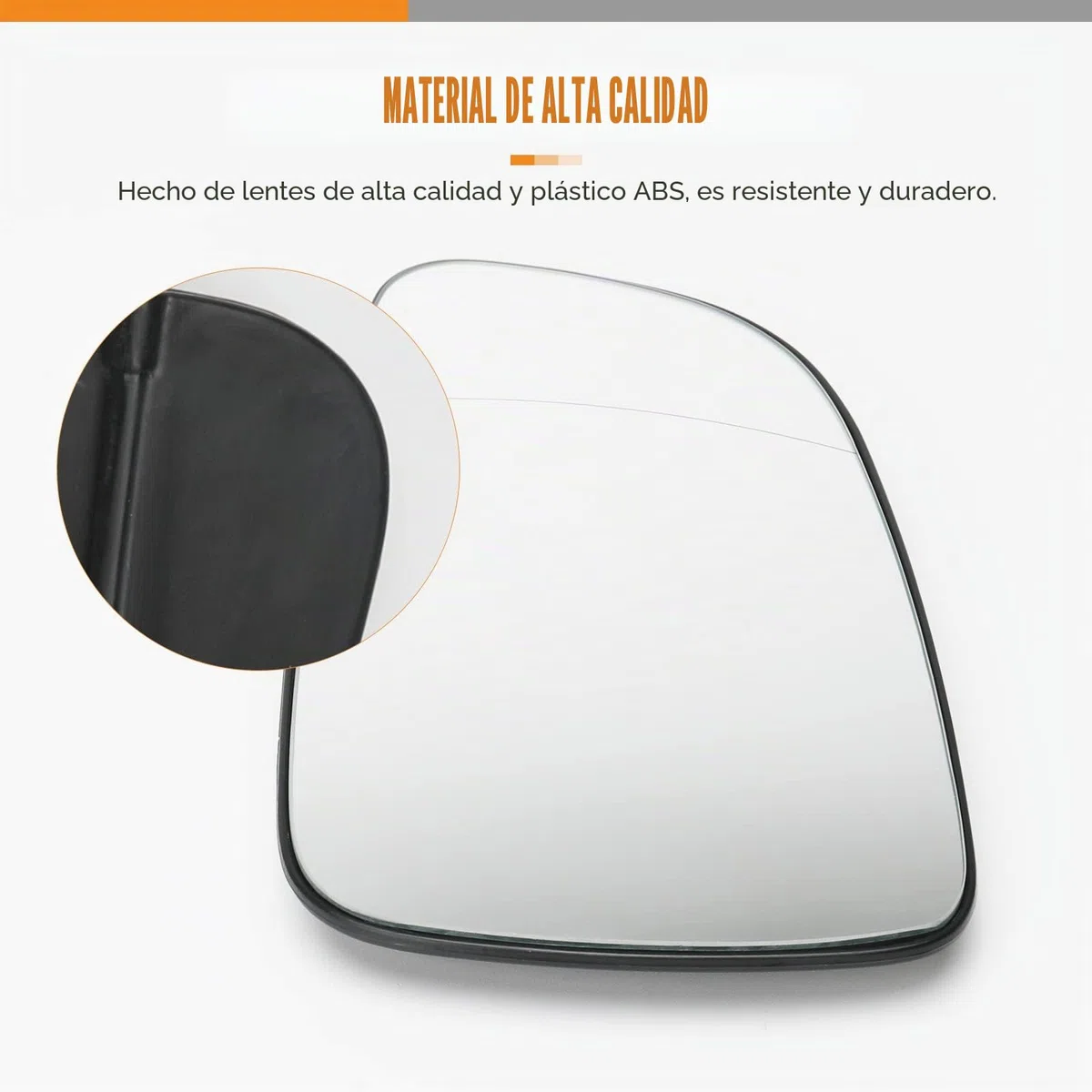 Cristal de espejo reemplazar para Opel Astra H 2004-2009, Retrovisor exterior ajustable adecuado, lente de marcha atrás espejo de cristal de marcha atrás (Astra H - Derecha)