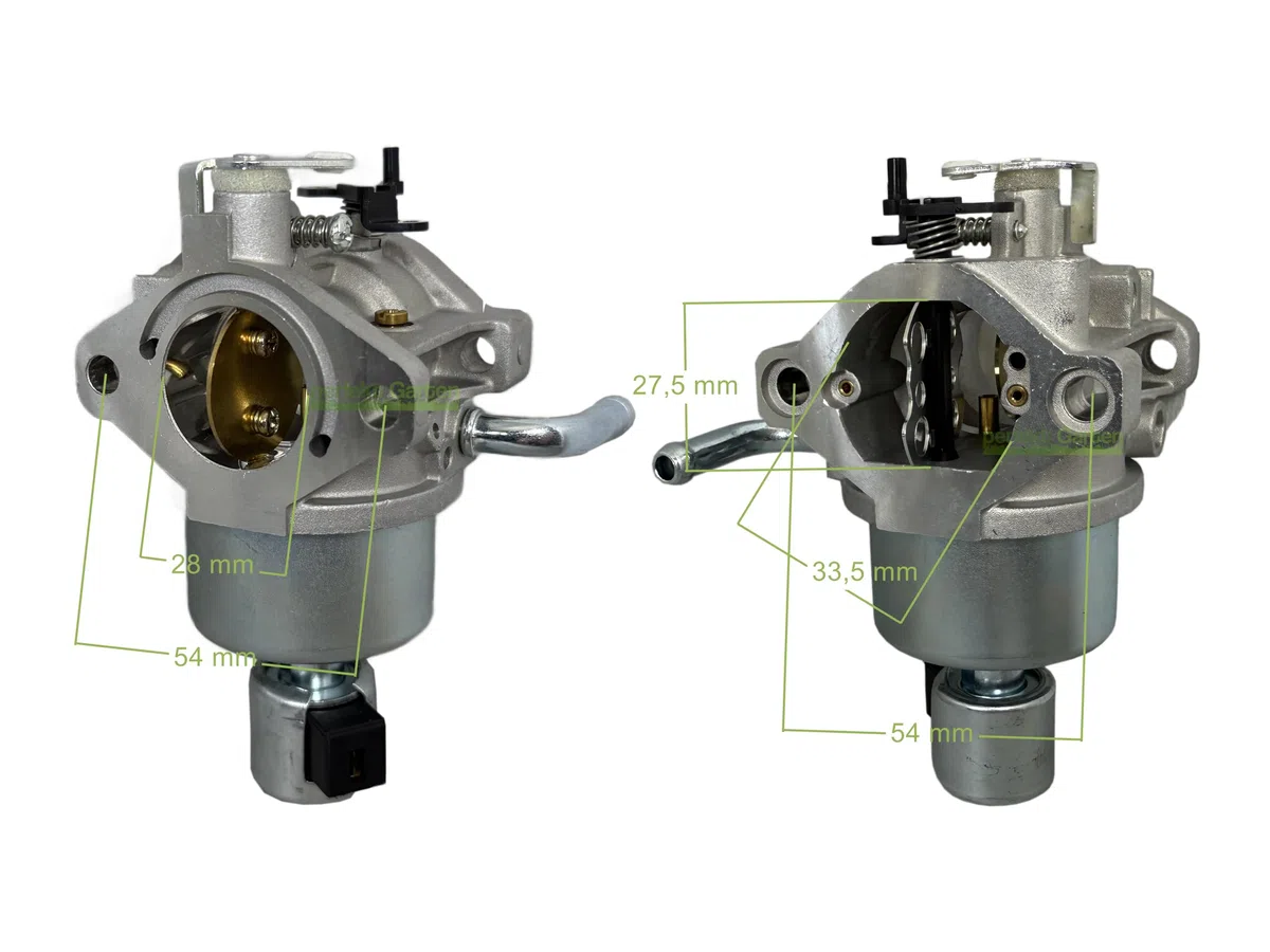 Carburador compatible con Briggs & Stratton B&S 14 15 16 17 18 HP Intek 287707 499153 496796