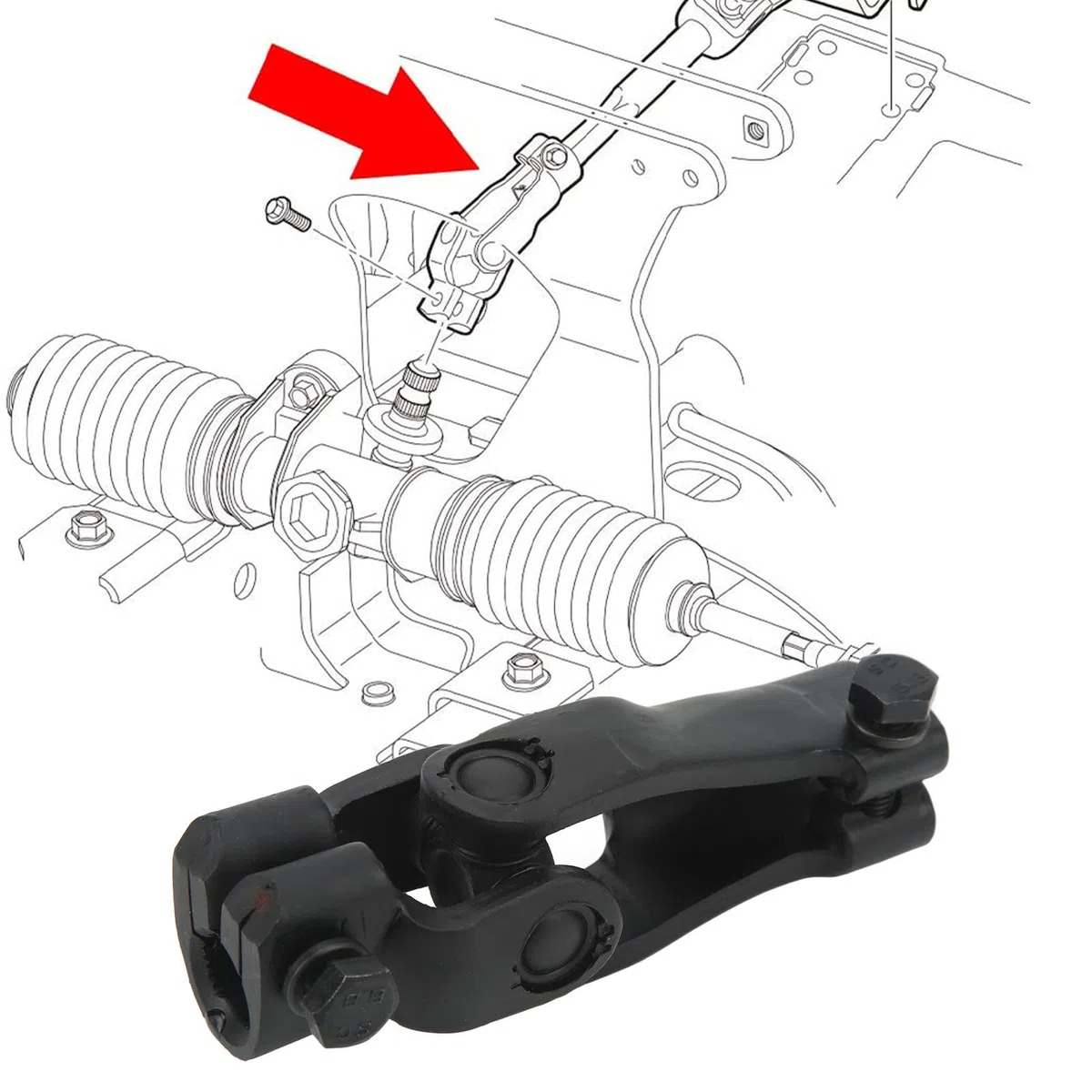 Yugo Inferior De Dirección, 103810201, Aleación De Metal, Conjunto De Yugo Inferior De Dirección Apto Para Carros Eléctricos De Gas Precedentes De Club Car 2004 Up